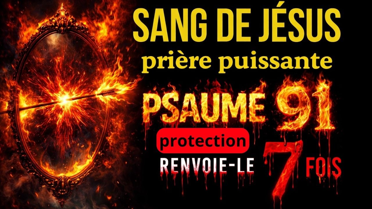 🔴 LE PSAUME de protection  🔥et qui RENVOIE TOUTE LA SORCELLERIE| Psaume 91
