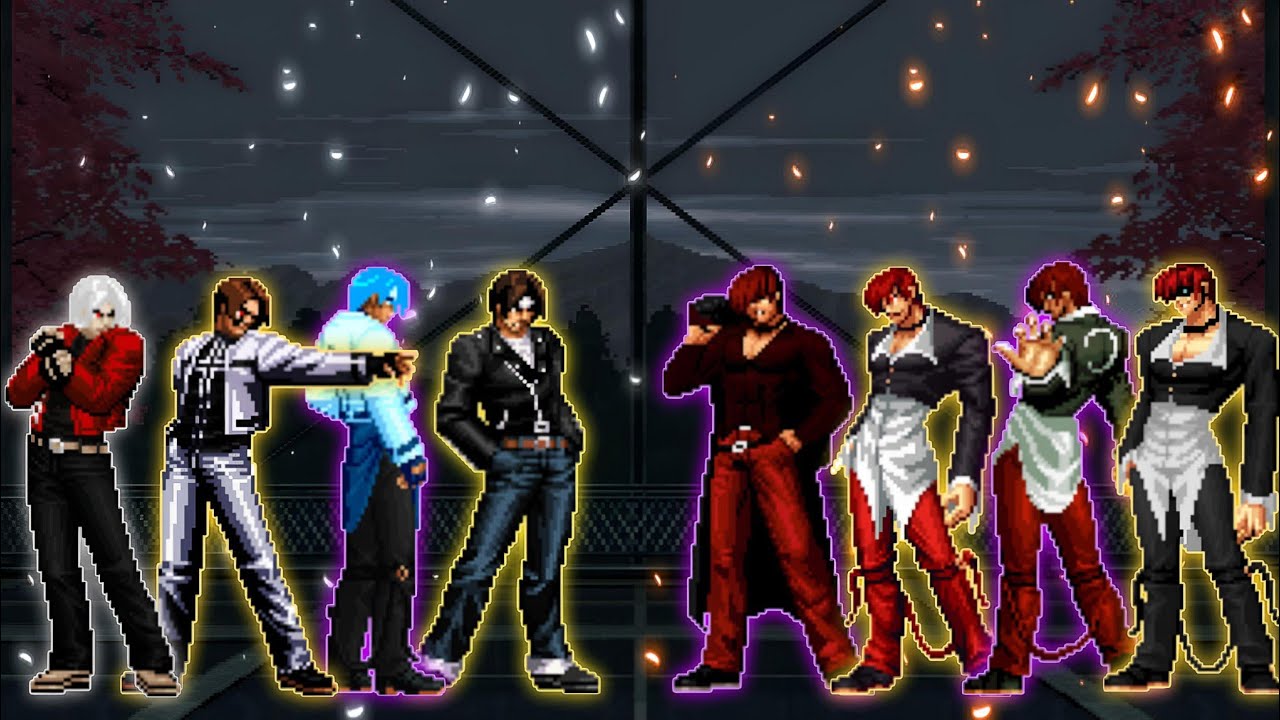 [KOF Mugen] Kyo Team VS. Iori Team (Request Match)