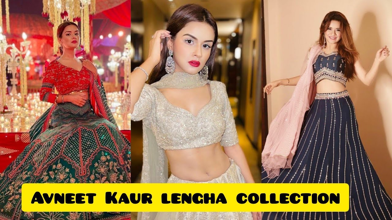 Avneet Kaur lengha choli collection design (Aladdin naam to suna Hoga)from