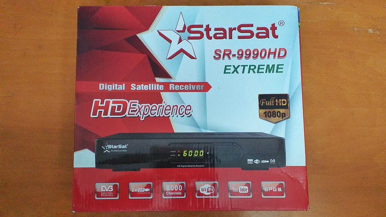 Unboxing Satellite Receiver StarSat 9990 Extreme |  آنباکس رسیور استارست ۹۹۹۰ اکستریم