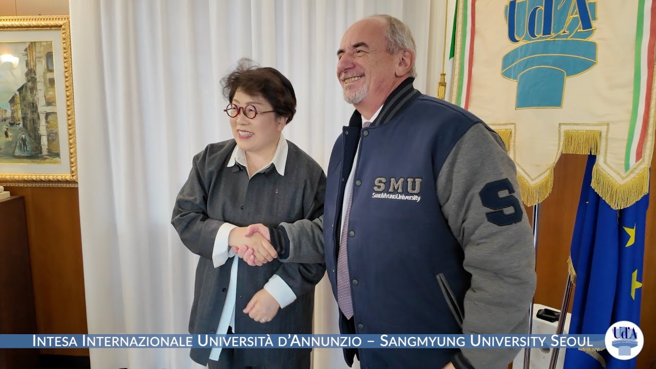 Accordo strategico tra Università d’Annunzio e Sangmyung University di Seoul