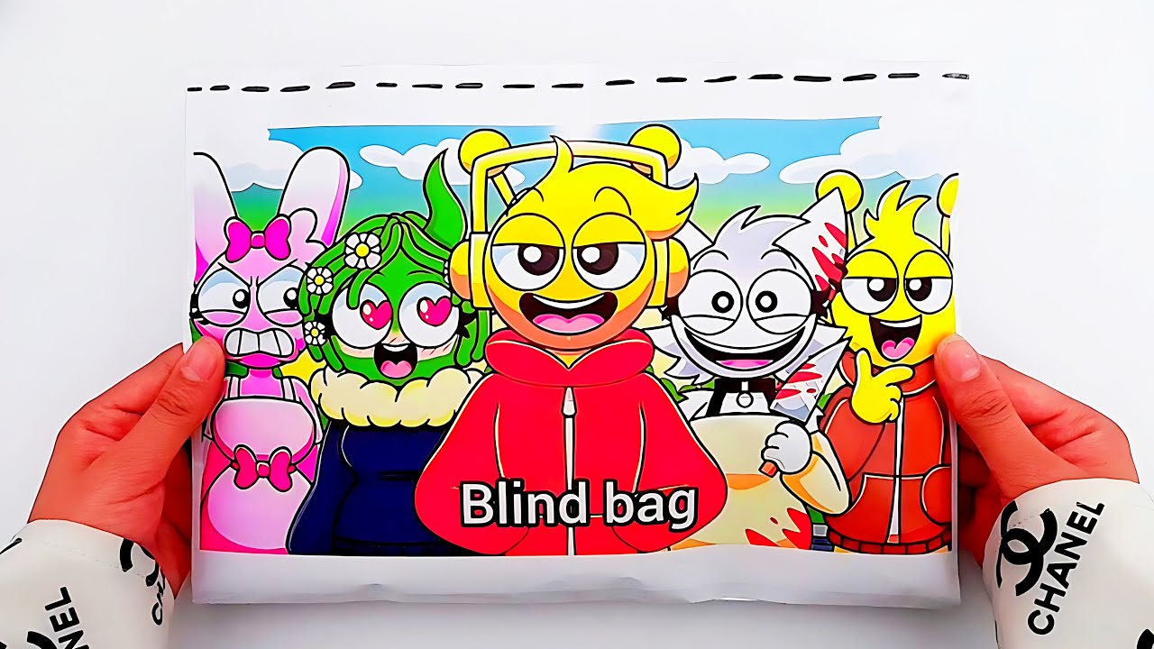 🌺Paper DIY🌺Unboxing of the blind bag of spranki paper dolls| ASMR paper