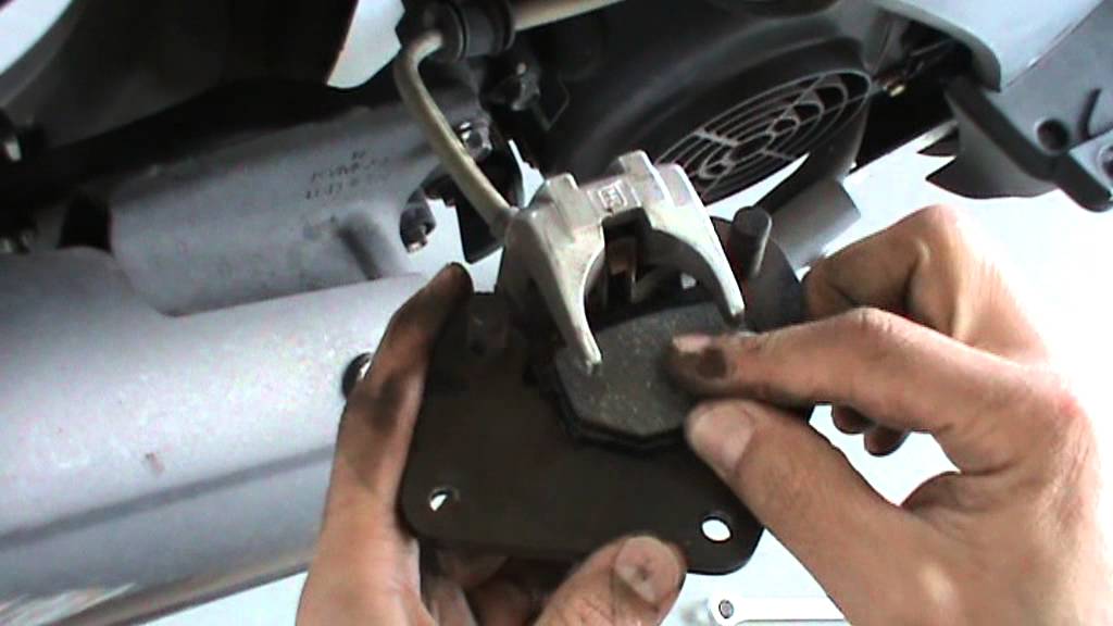tutorial cambiar pastillas traseras kymco agility city