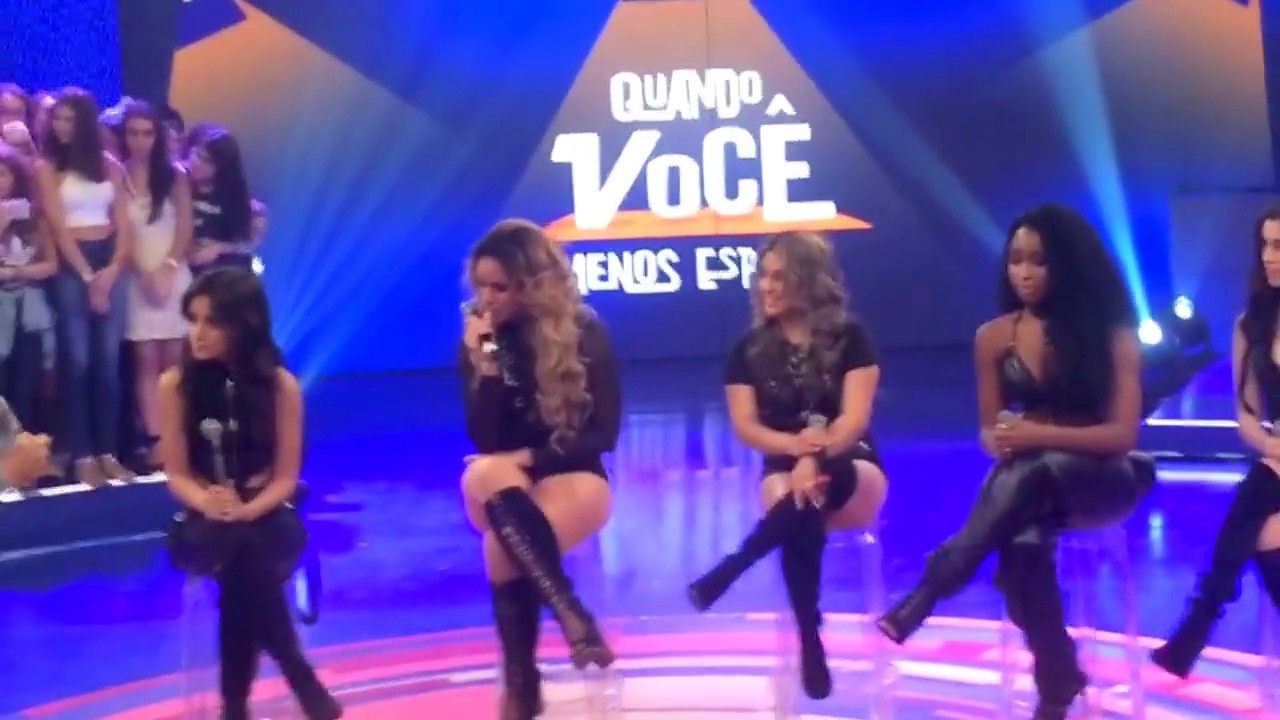 Fifth Harmony at Caldeirão do Huck-behind the cameras