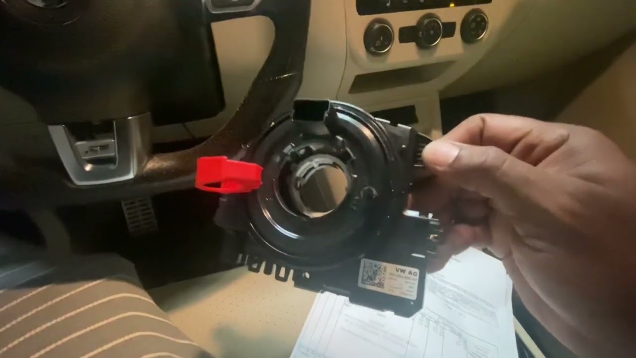 How to replace and recode clock spring on 2015 VW Tiguan