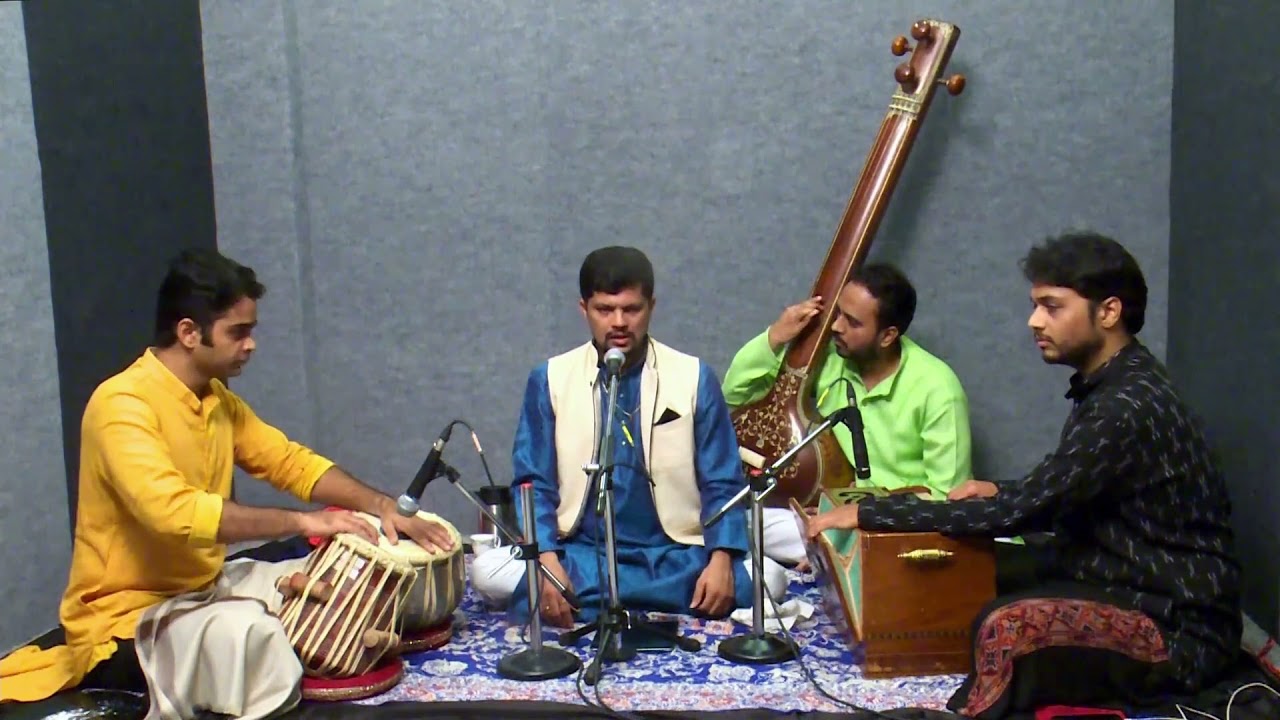 Mandar Gadgil singing Raga Basant Mukhari, Gujari Todi and Alhaiya Bilawal