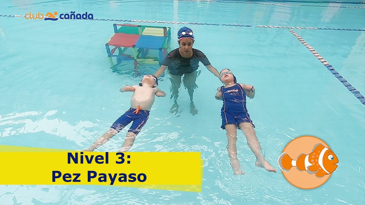¡La mejor CLASE DE NATACIÓN! Conoce el nivel PEZ PAYASO