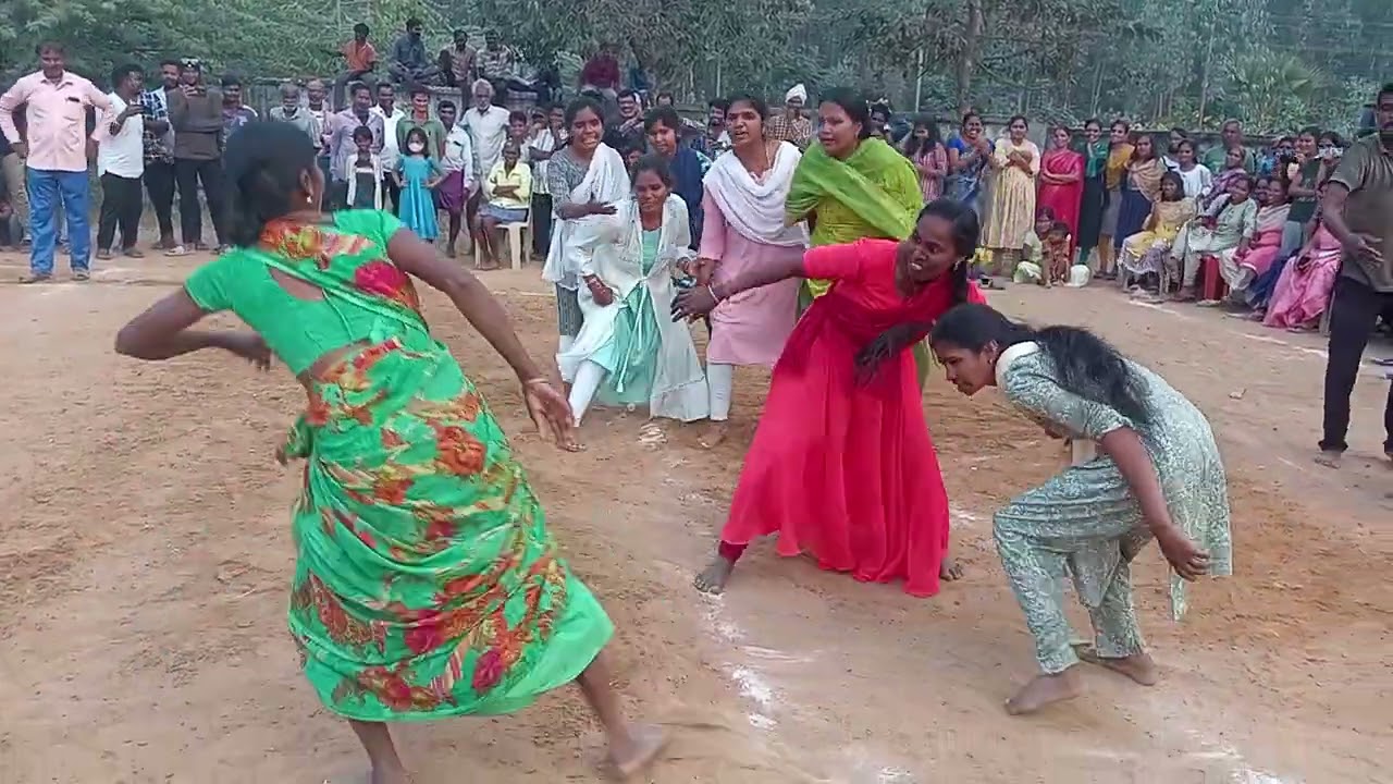 Ma village girls kabaddi/sankranti sambaralu#