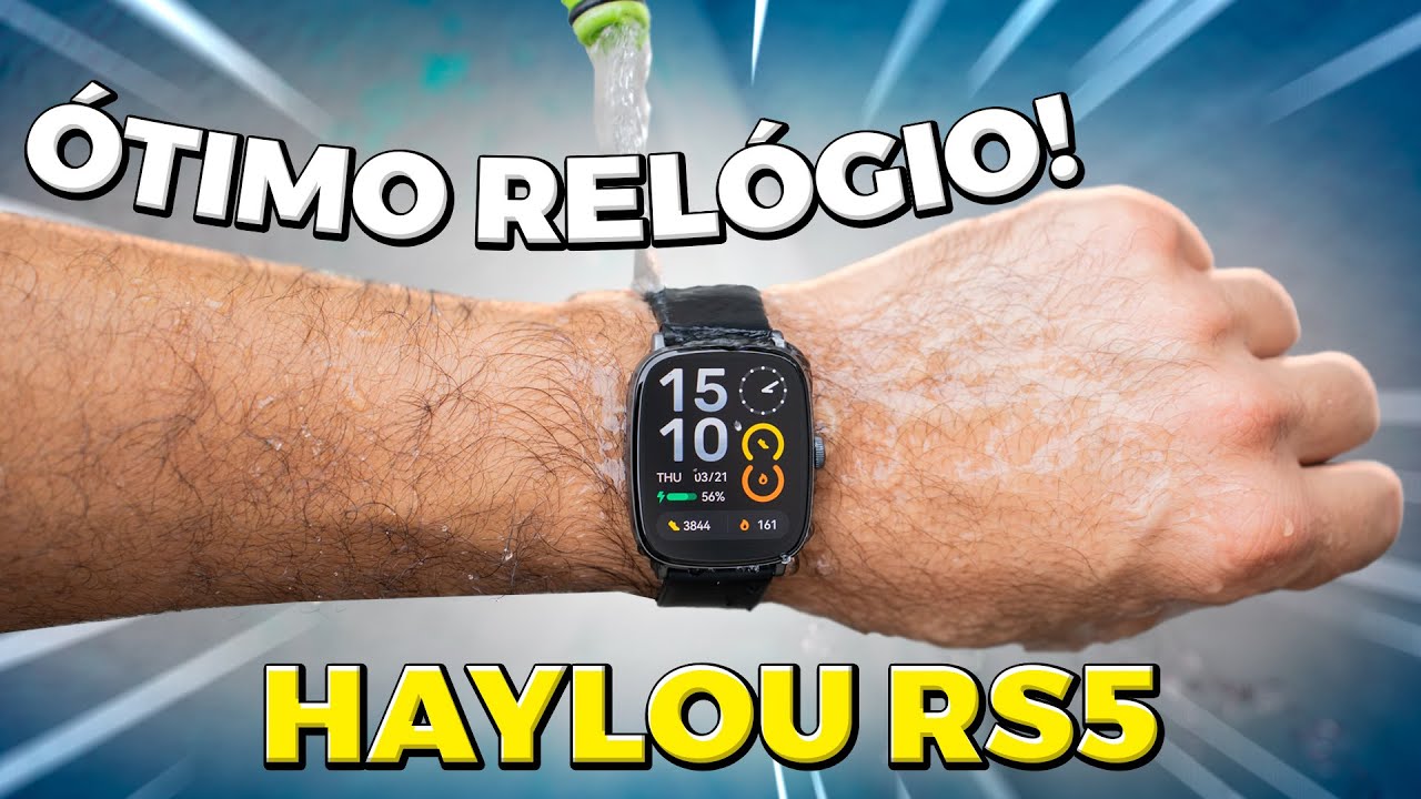 NOVO HAYLOU RS5! UM SMARTWATCH MUITO BOM E COM PREÇO TOP!