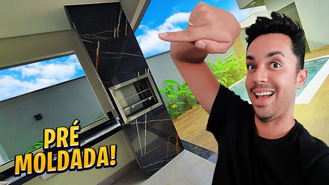 NOSSA CHURRASQUEIRA PRÉ-MOLDADA ESTÁ PRONTA 🤩🍢 *valeu super a pena*