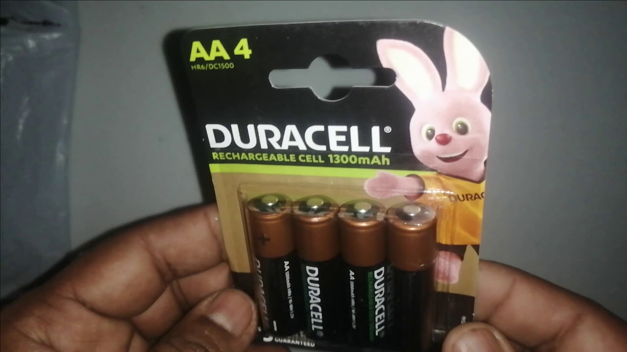 Duracell Rechargeable AA 1300mAh Batteries Unboxing & Overview Full Information.