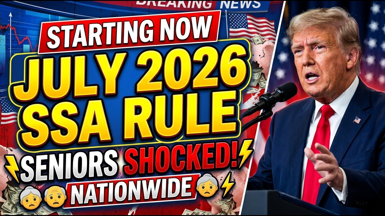 🚨 STARTING NOW: JULY 2026 SSA Rule Change Shocks Seniors &mdash; Are You Affected?