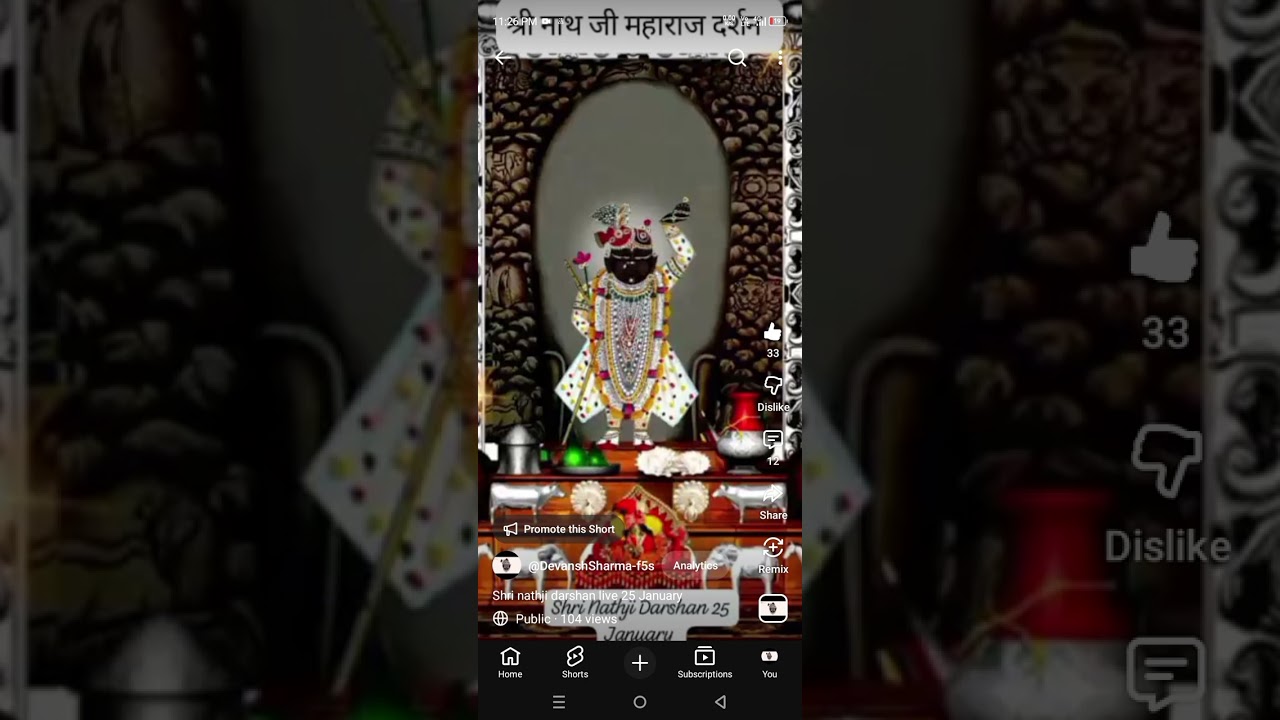 Shri Nathji maharaj Darshan 
