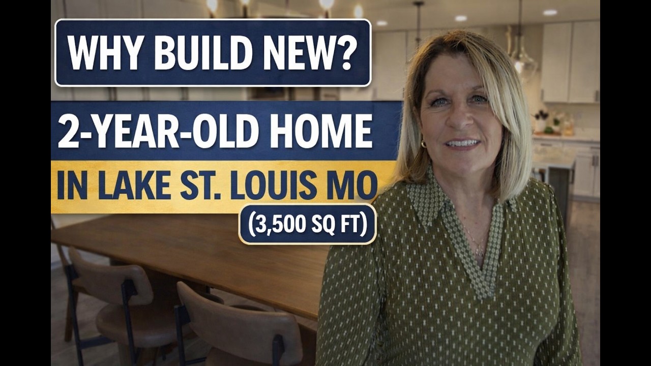 Why Build New? | Stunning 2-Year-Old Home in Lake St. Louis MO (3,500 Sq Ft)