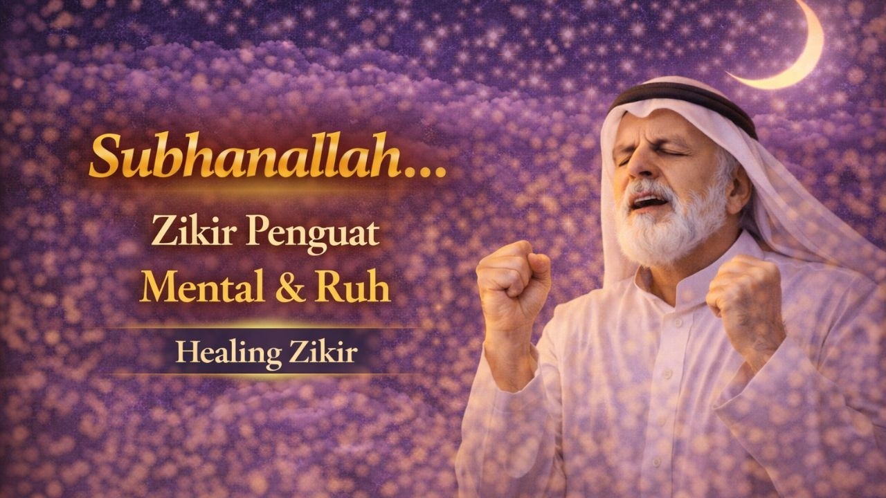 Hapus Kecemasan! Subhanallah… Zikir Penguat Mental & Ruh. Dzikir Malam Sebelum Tidur.