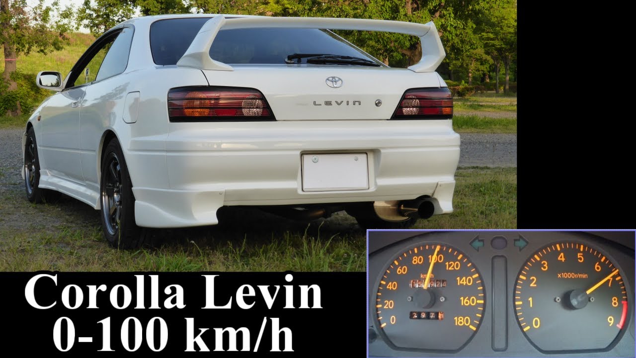 カローラレビン0-100 km/h【AE111 LEVIN】