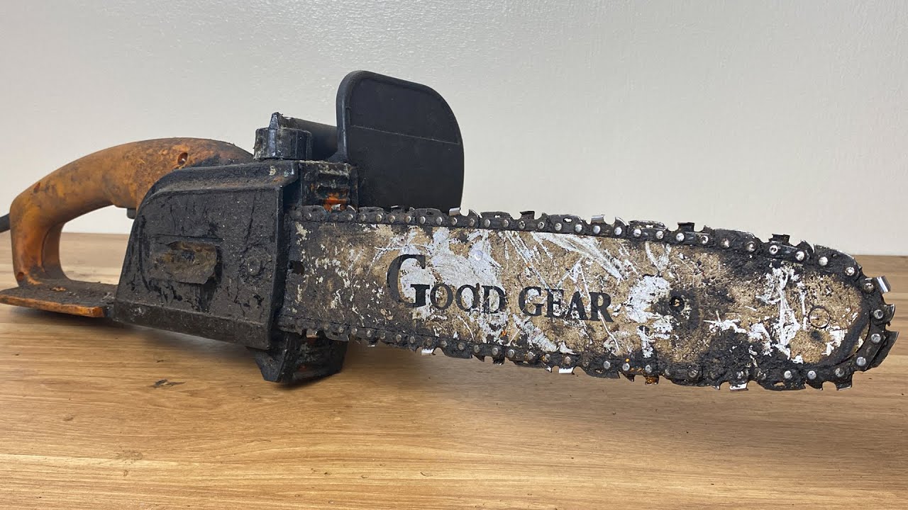 Restoration Of Electric Chainsaw