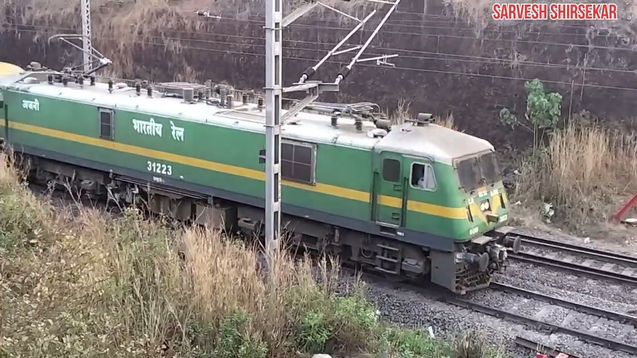 01004 Mumbai Ltt special fare. | Arrived At Thivim| Sarvesh Shirsekar| 