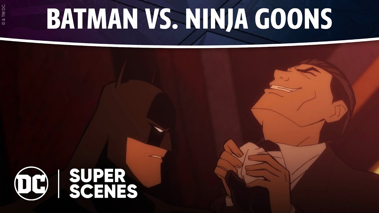 Batman: The Long Halloween - Batman vs. Ninja Goons | Super Scenes | DC