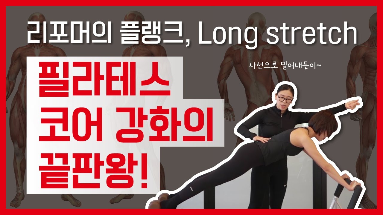 필라테스 코어 강화 운동 끝판왕! 리포머 플랭크운동 '롱 스트레치' (Long Stretch) 동작을 파헤쳐봅시다!