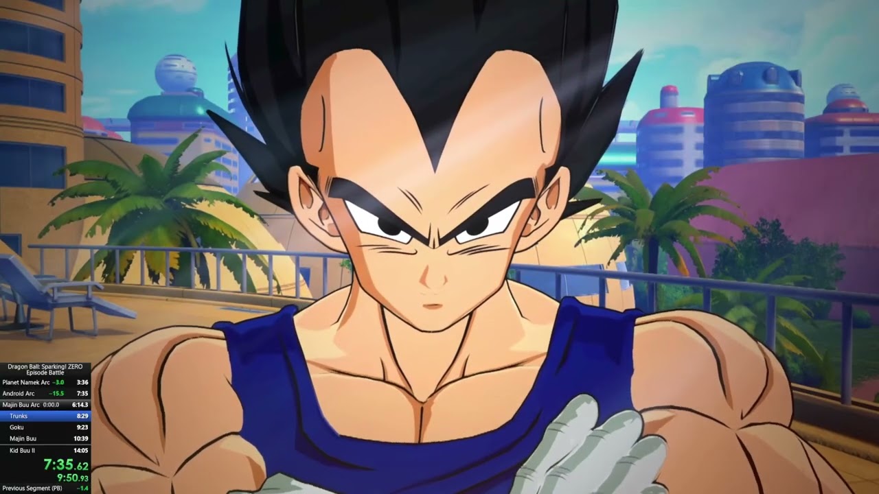 DRAGON BALL: Sparking! ZERO Vegeta% Speedrun in 13:30