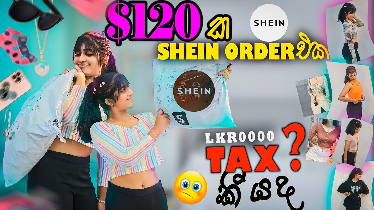 Shein එකෙන් රු.36000 ට මම ගත්ත දේවල් 🛍️ | Tax ගෙවන්නම ඕනිද??😵‍💫 |SHEIN Unboxing Sinhala vlog ✈️🛍️