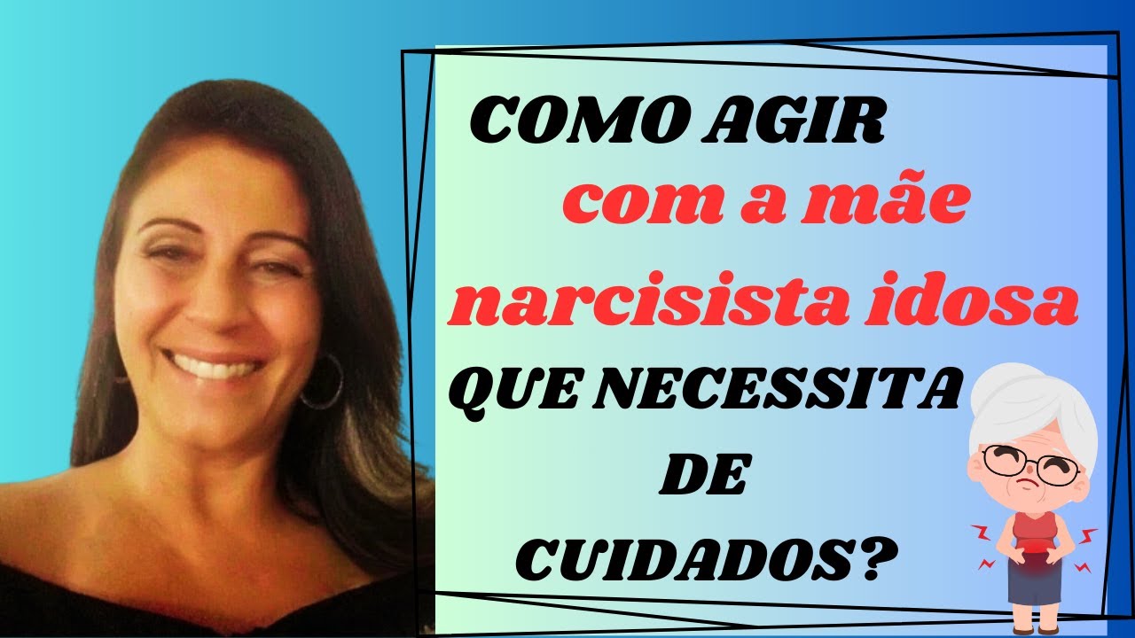 Mãe narcisista idosa que necessita de cuidados