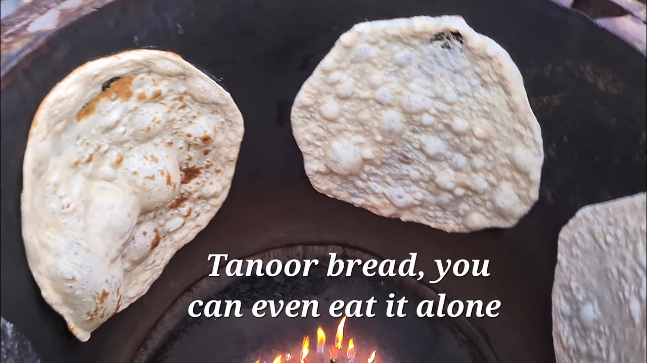 Tanoor bread, you can even eat it alone