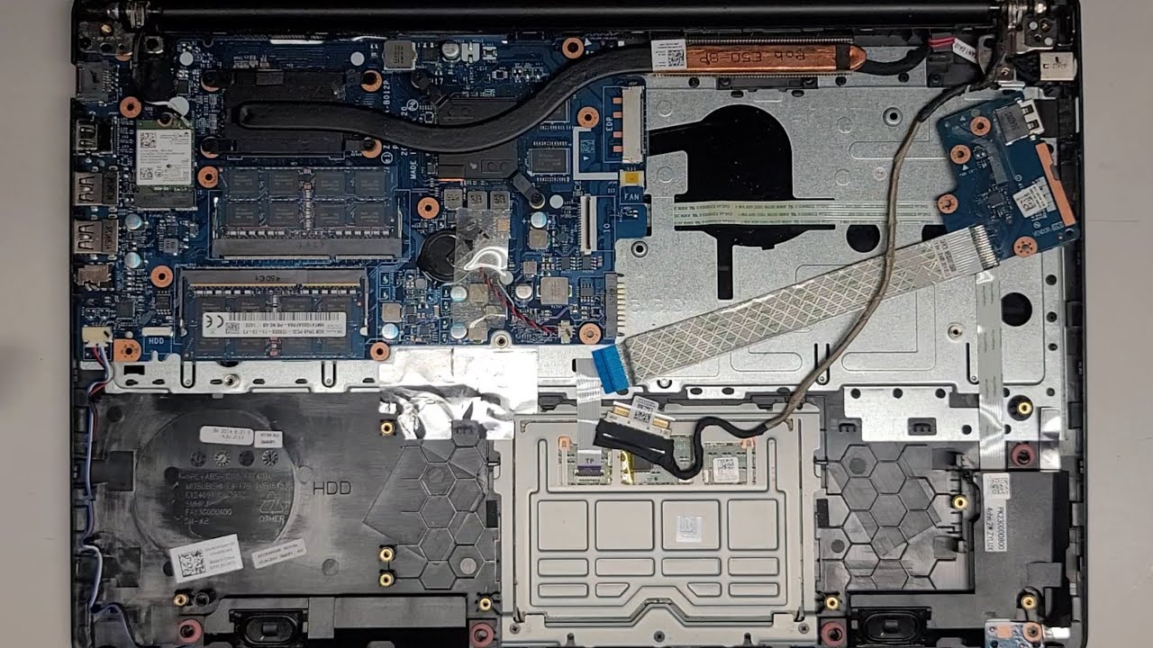 DELL Inspiron 15 5000 Series 5547 Disassembly RAM SSD Hard Drive Battery Keyboard Charge Port Repair