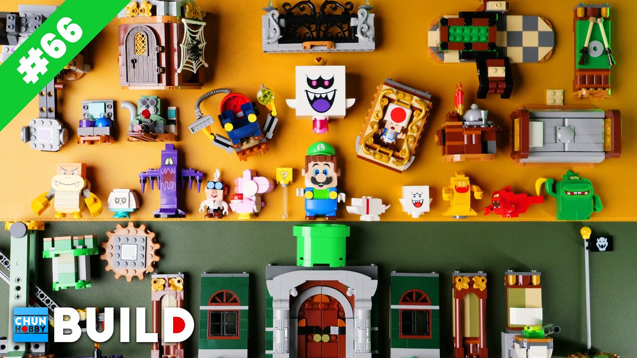 LEGO Speed Build! Luigi's Mansion Complilation! | Lego Super Mario | Beat Build