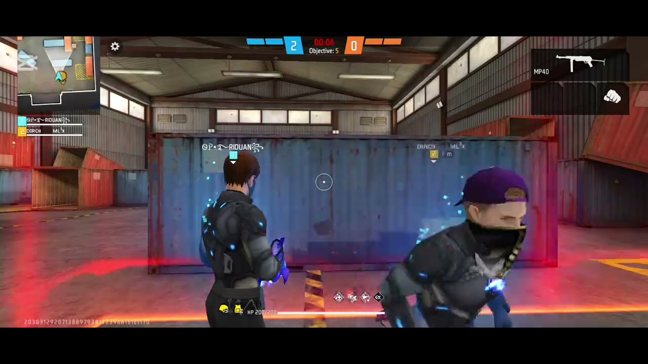 ⚡💥1v2 long wolf match just rush ⚡11kill🤨