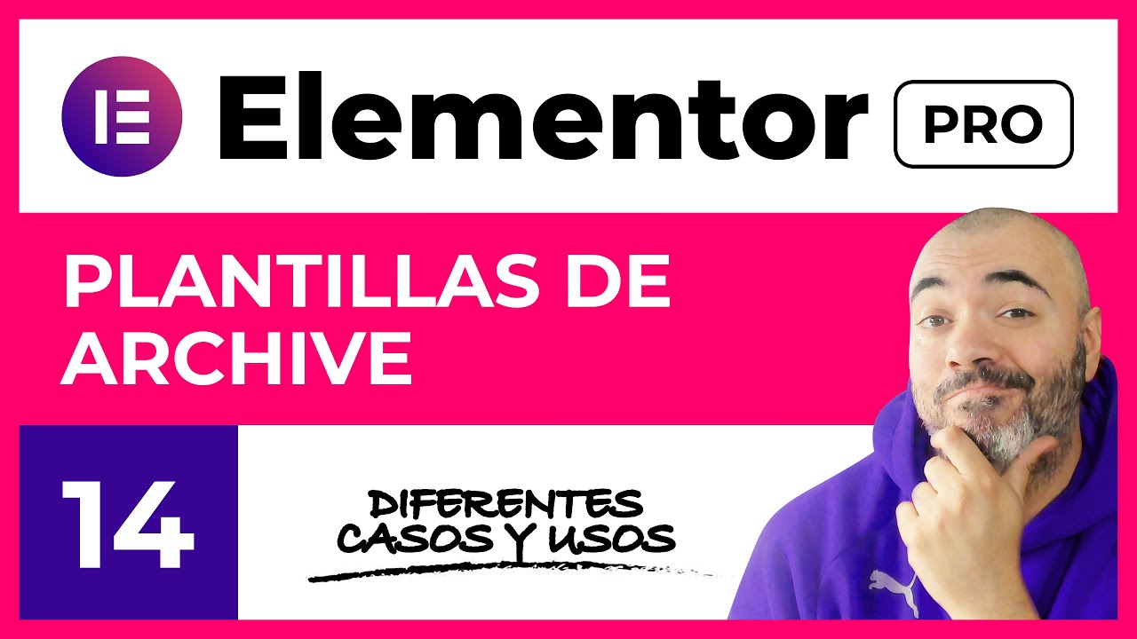 Diseño de PLANTILLA de ARCHIVE - CURSO de ELEMENTOR PRO #14 - Tutorial en Español