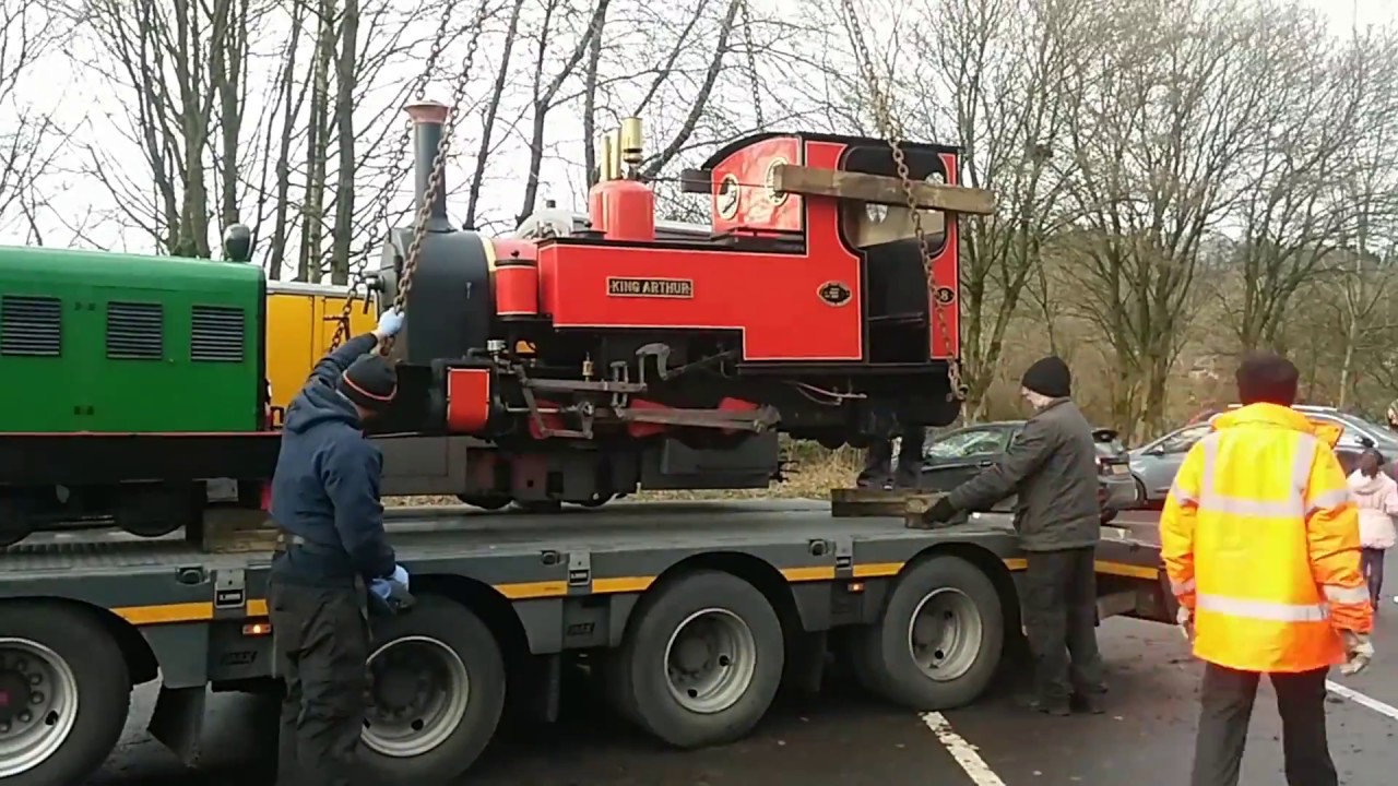 Leek and Rudyard Railway: Rolling stock move into storage. Part 3