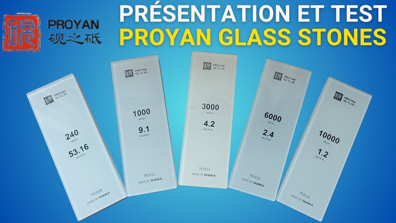 TEST ET PR&Eacute;SENTATION DES PIERRES &Agrave; AFF&Ucirc;TER PROYAN GLASS STONES - TAIDEA