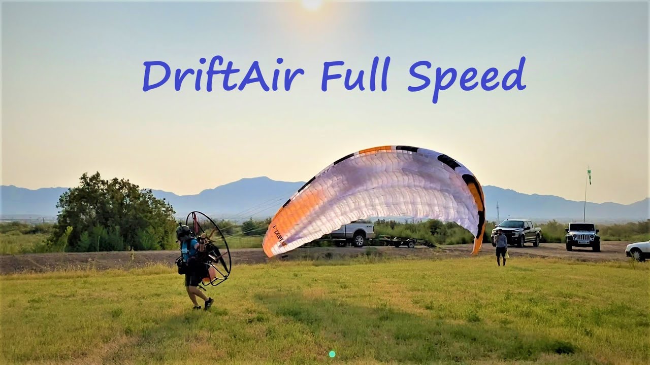 How fast is the Dudek DriftAir?