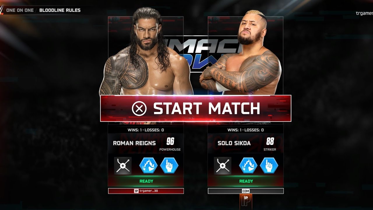 WWE 2K25 IS FINALLY HERE!!🔥| BLOODLINE RULES MATCH | WWE 2K25 | TR Gamer