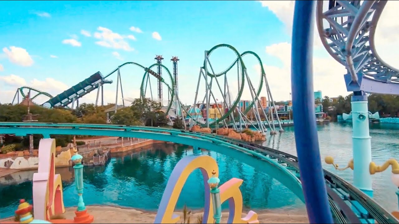 [4k] Поездка на трамвае «Высоко в небесах» от Seuss! — Universal Orlando Resort
