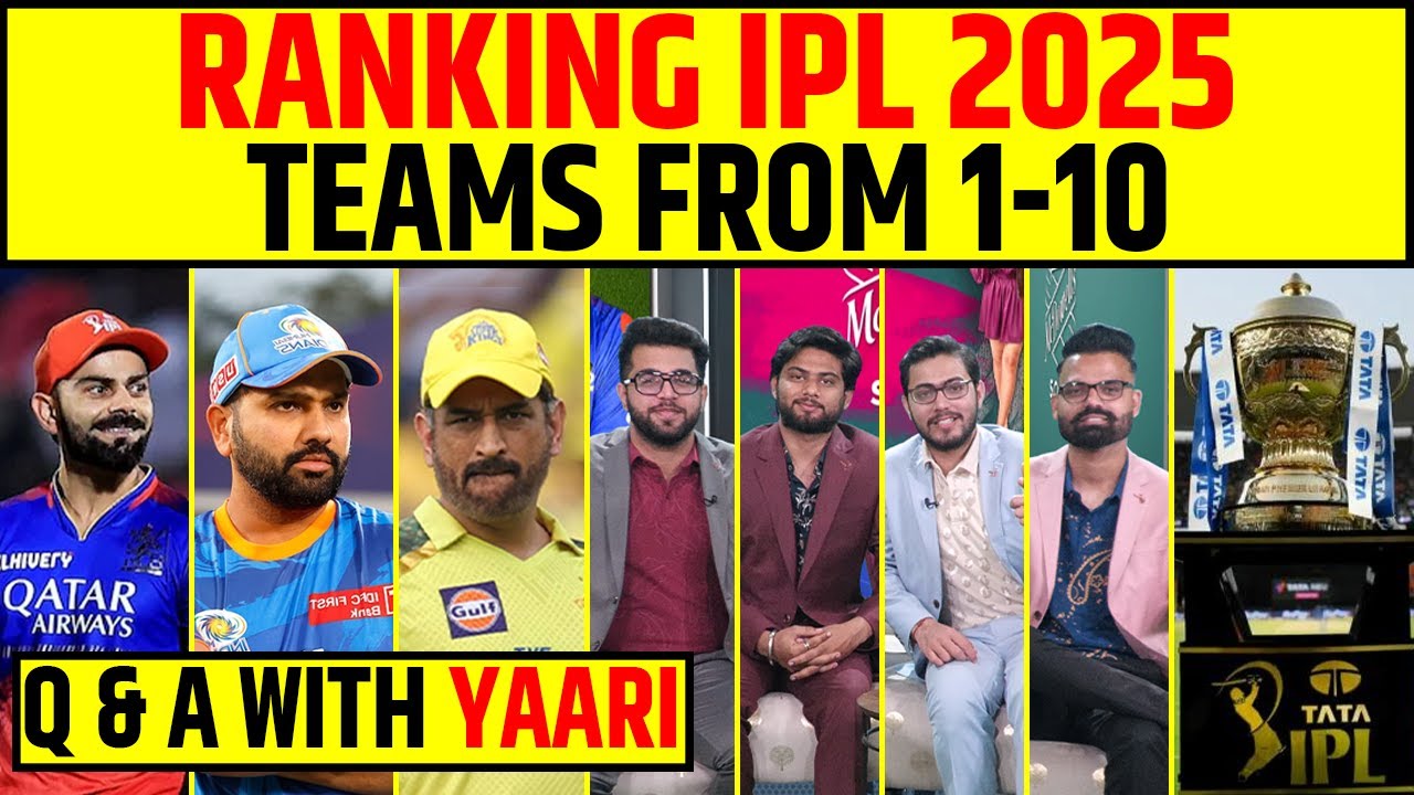 🔴Q&A WITH YAARI: RATING IPL TEAMS FROM 1-10, KIS TEAM KE PAAS EDGE? KAUN JITEGA IPL?
