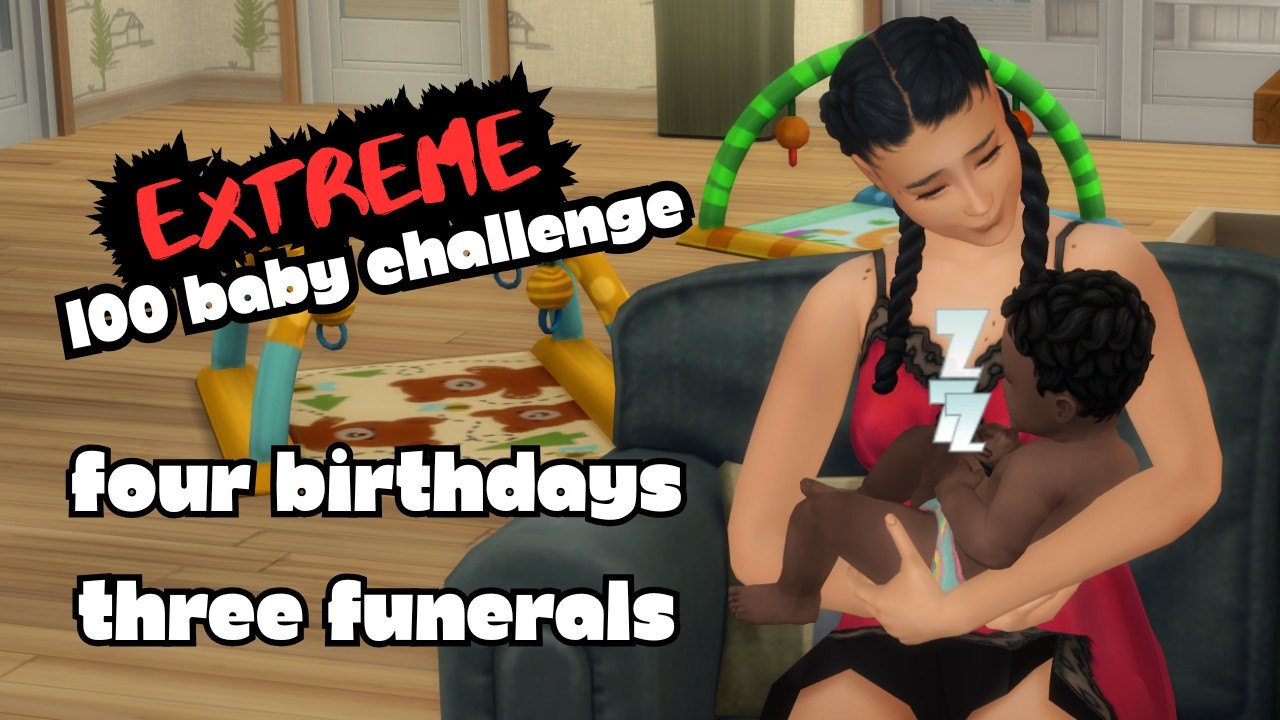Четыре дня рождения, три похорона 💯🍼 Экстремальный челлендж «100 детей»