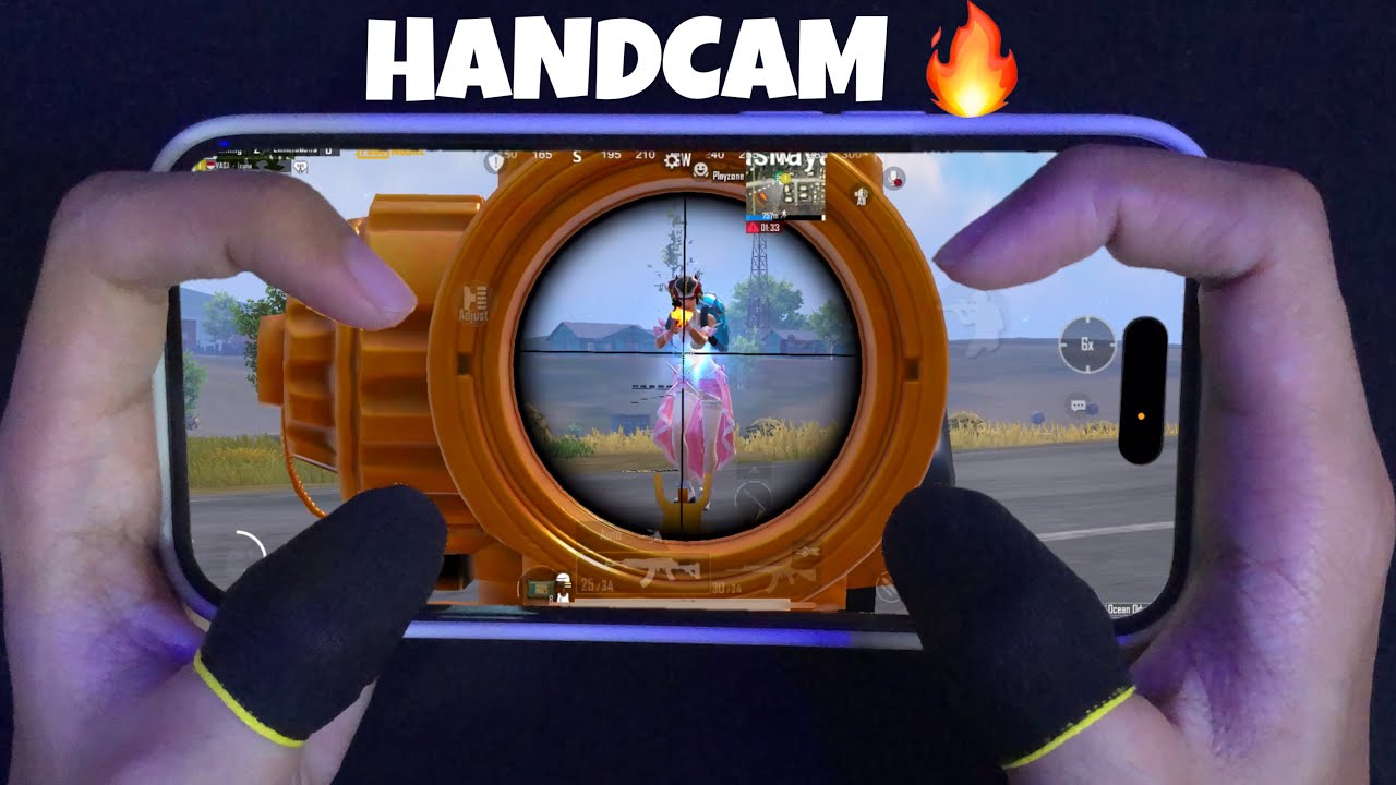 120 FPS! Best HANDCAM 4 Finger + Gyro l iPhone 14 Pro ❤️ PUBG Mobile