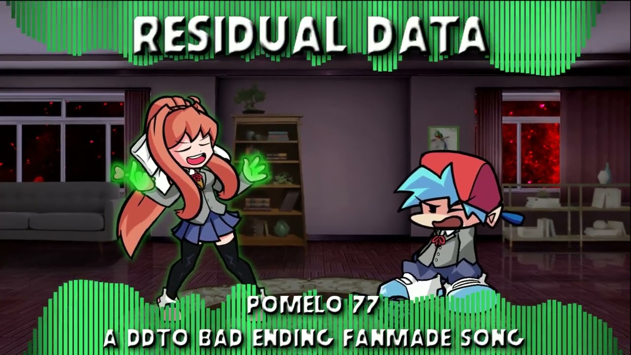 FNF Residual Data (original) | DDTO Monika Bad Ending Fan made song