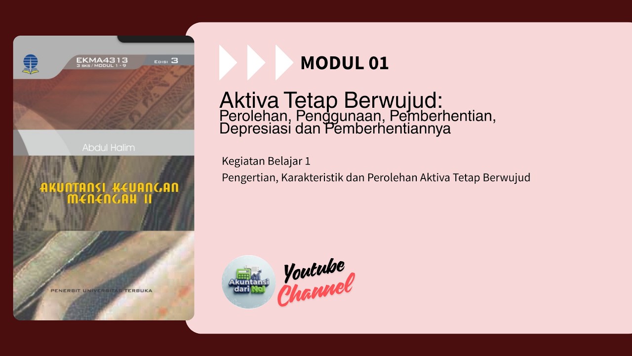 AKM2 | Modul 01 | KB 1 Pengertian, Karakteristik dan Perolehan Aktiva Tetap Berwujud