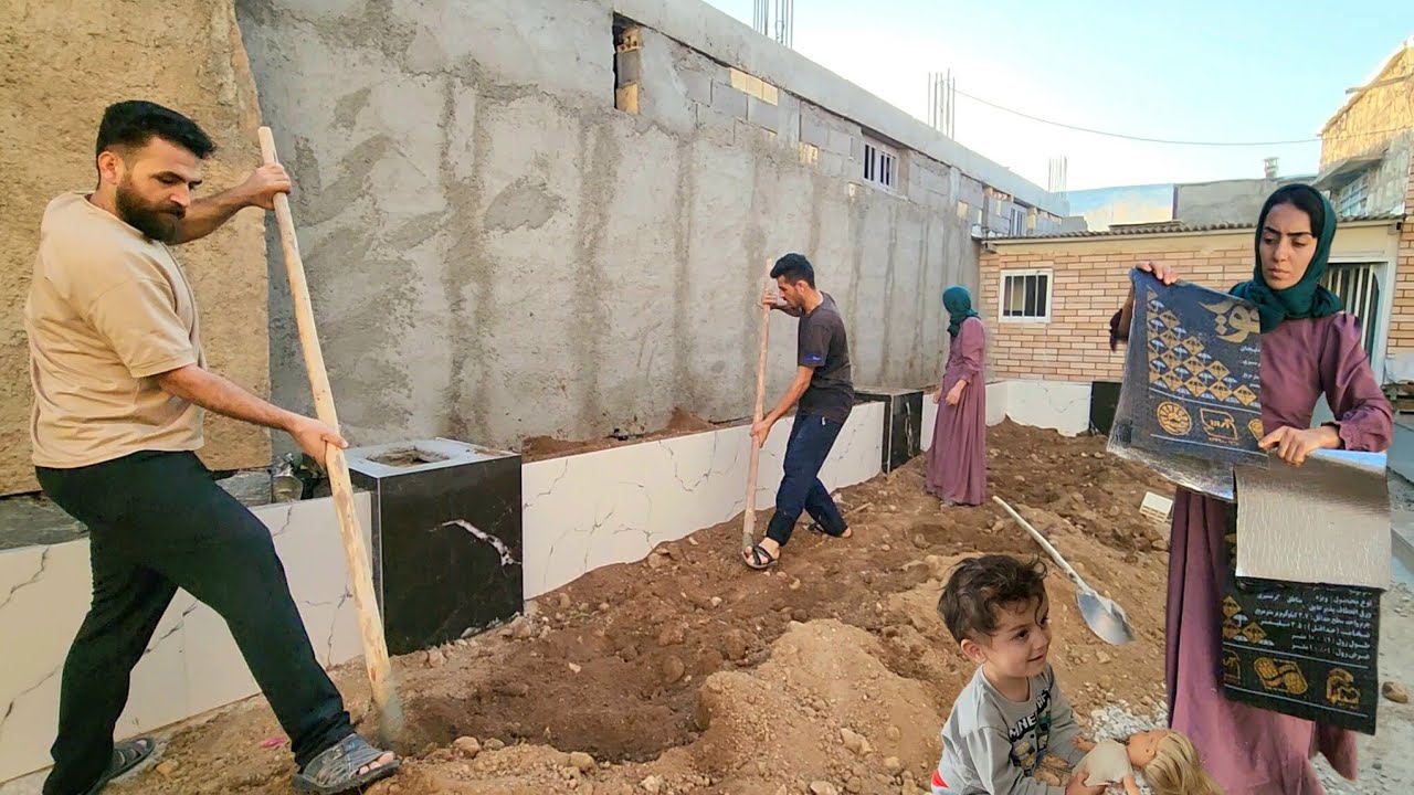 Isa and Fatima's support in renovating their old house and Fatima's efforts in sewing 