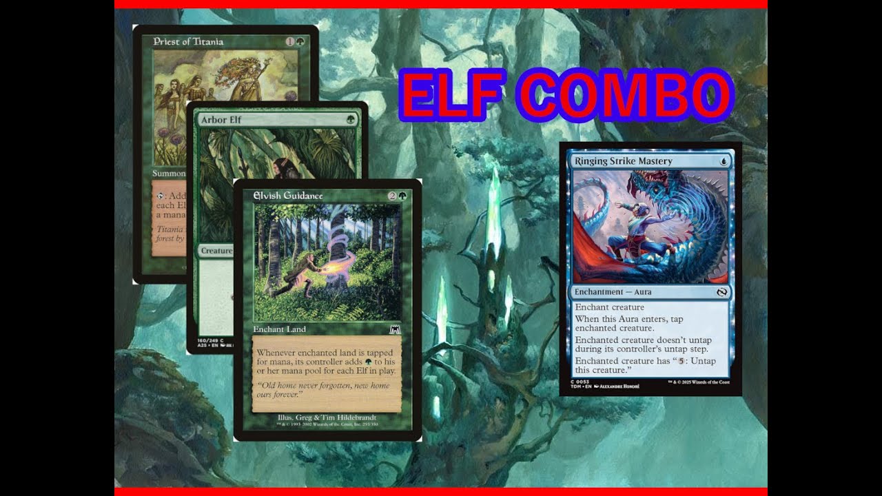 Turn 3 kills with Pauper COMBO ELVES