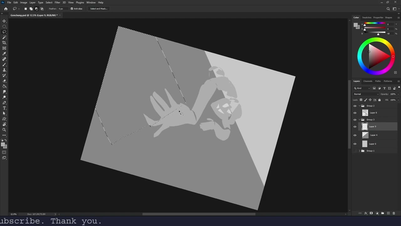 Sketchpad 2026 03 18: Lasso + Fill Sketching Process Demo (Gonchung OC)