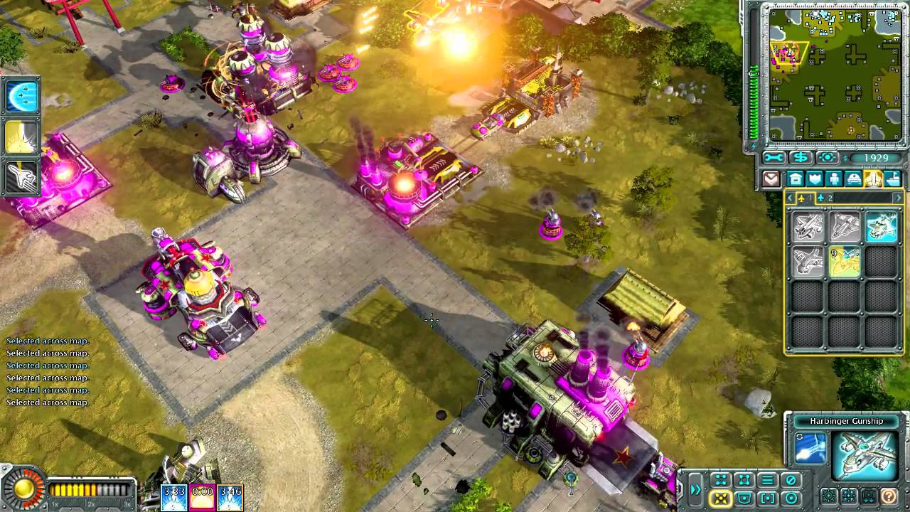 CNC RED ALERT 3 Uprising 1vs1vs1vs1