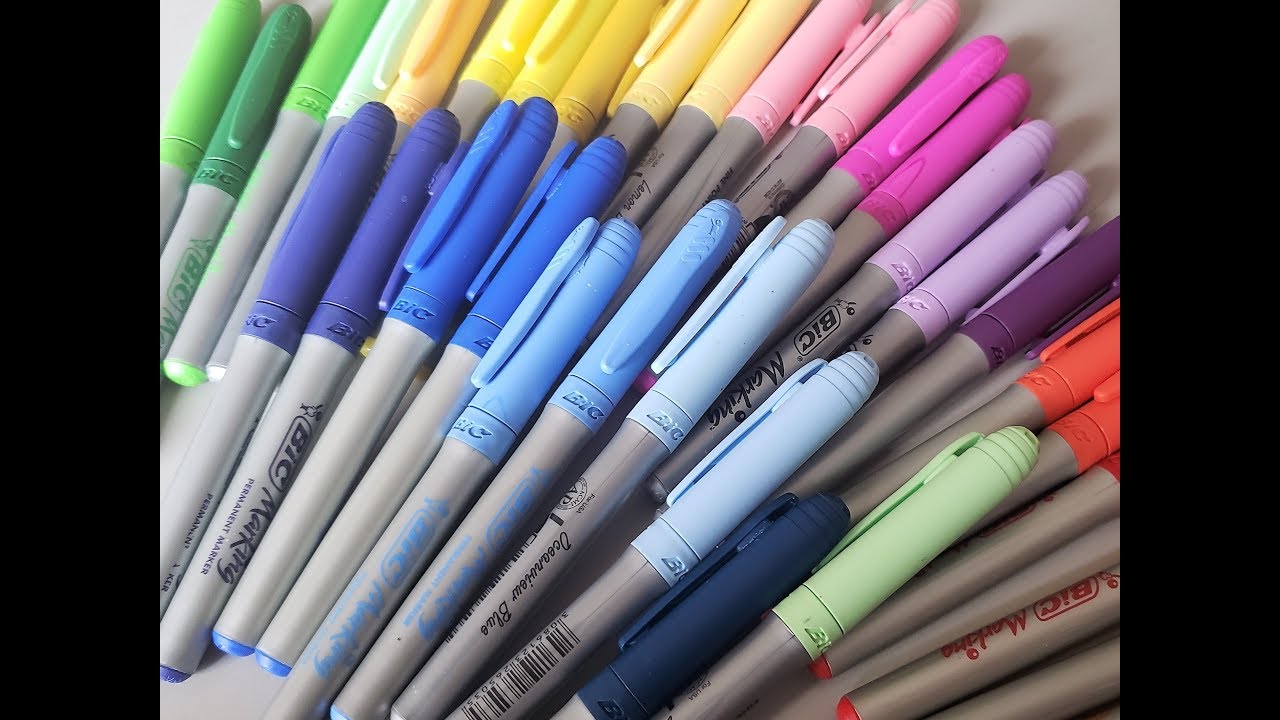 Desenhando com Bic Marking