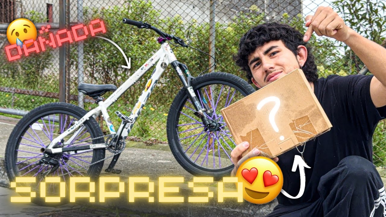 RESTAURE LA BICICLETA DE MI AMIGO Y LE DI UN REGALO SORPRESA🎁!!! | Pineda