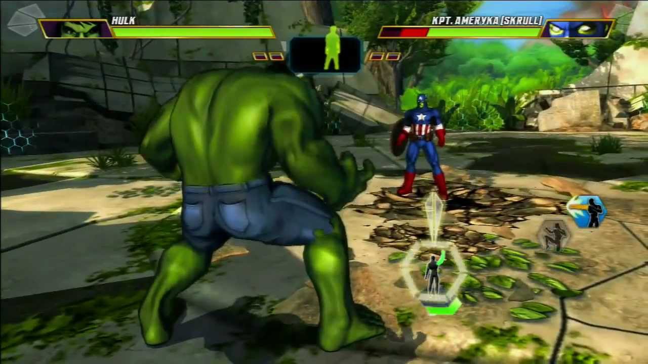 Avengers: Battle for Earth - gameplay PL - Hulk / Thor vs Magneto / Kapitan Ameryka  -gram.pl