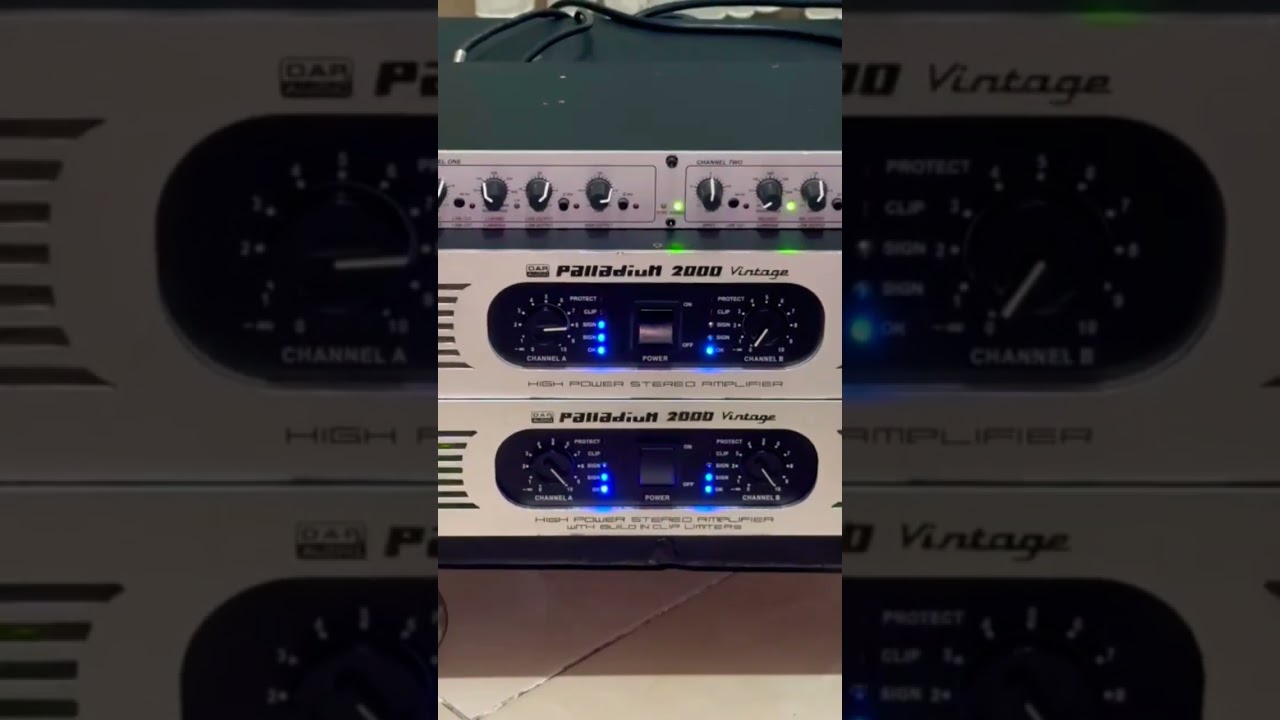 Testing Dap Palladium amplifiers.